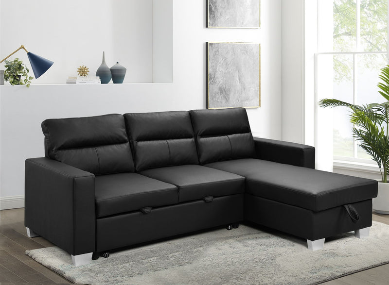 DANIEL REVERSIBLE SECTIONAL SLEEPER WHIITE