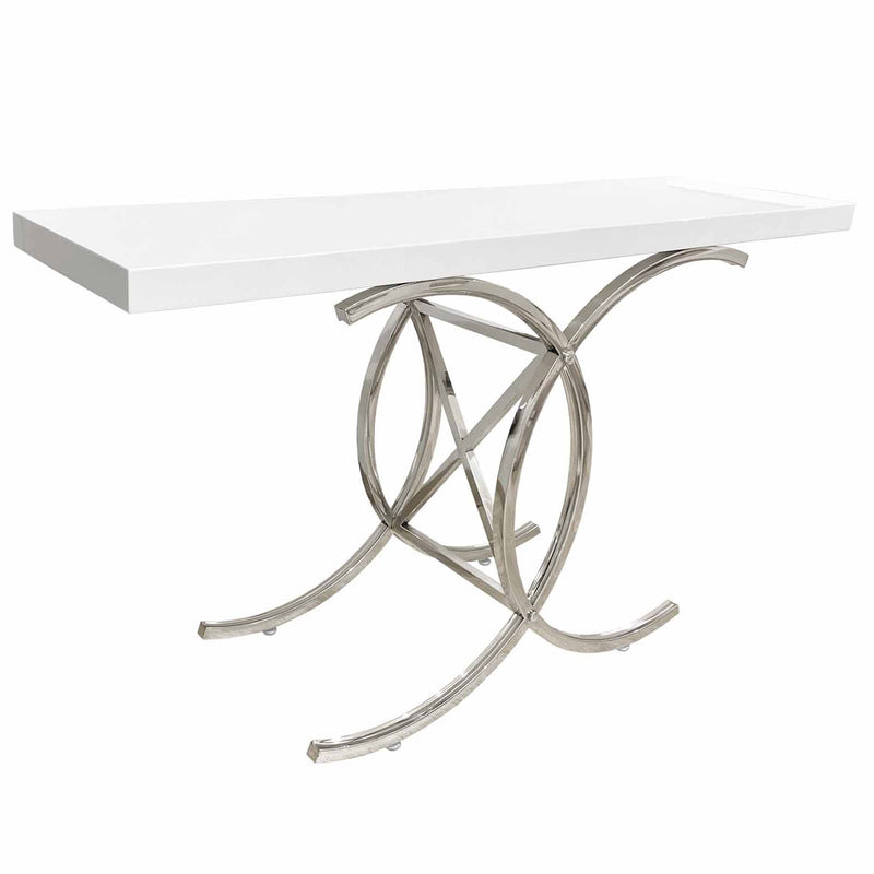 GR-E143 WHITE GLOSS CONSOLE TABLE